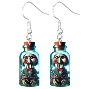 Fun 5d Spooky horror character earrings